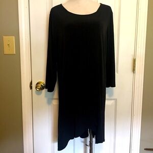 Chico long line tunic top sz 2. Pull on, long sleeves. Office or casual.
